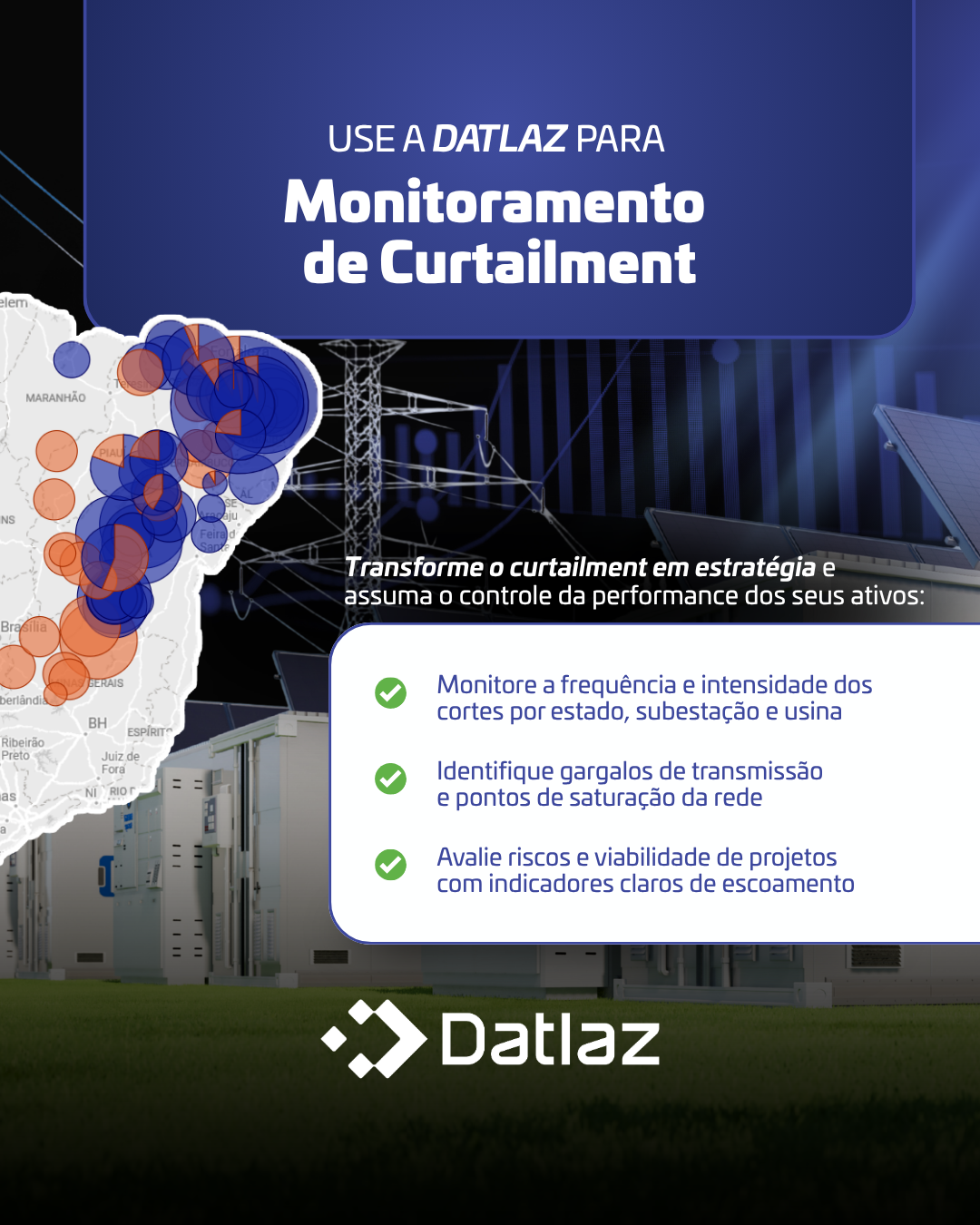 Use a Datlaz para monitoramento de Curtailment